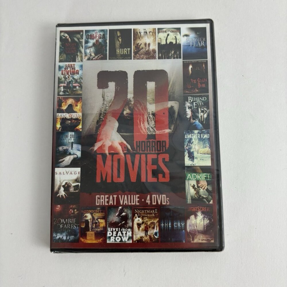 20 Horror Movies DVD 2016 Nightmare At Bittercreek/Bay Coven/Nightscream NEW